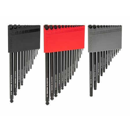 TEKTON Ball End Hex and Star L-Key Set w/Holder, 41-Piece 0.050-3/8 in., 1.3-10 mm, T6-T50 KEY91002